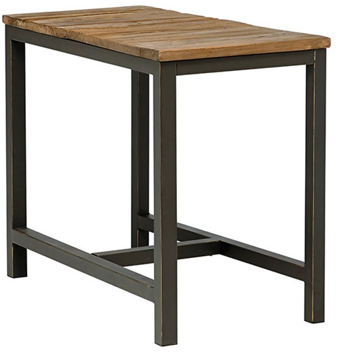 Holmstorp Relieftisch 90 x 58 cm - Ulme/Schwarz