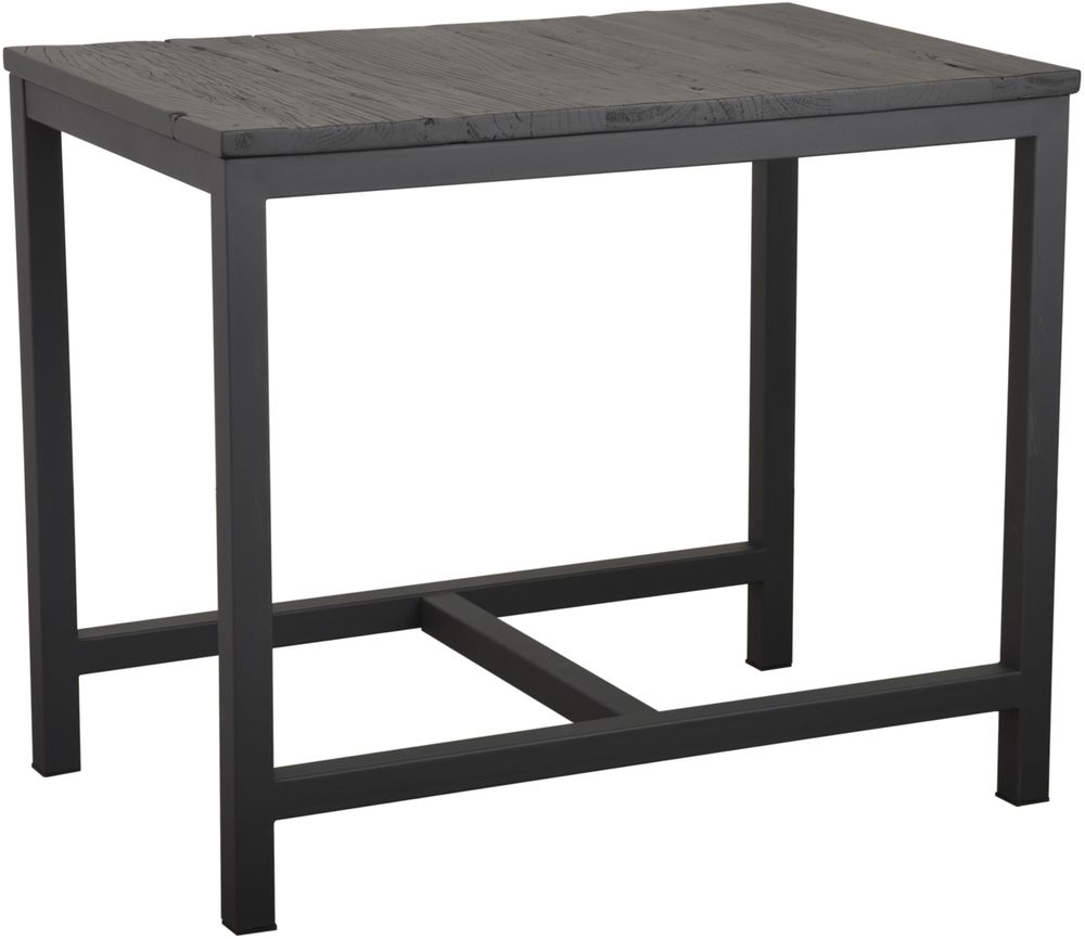 Holmstorp Zusatztisch 90 x 58 cm - Schwarz lackiertes Almholz