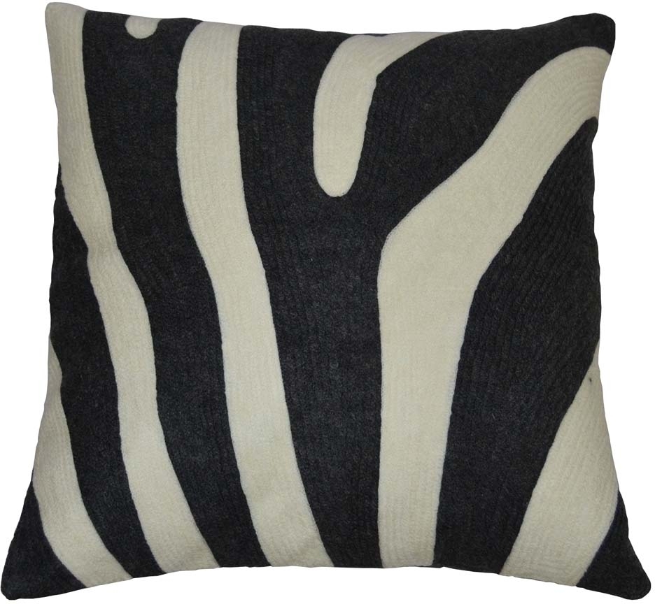 Zebrakissen 50 x 50 cm - Schwarz/Wei�