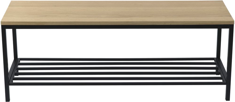 Sigurd Schuhregal - Eiche/schwarz