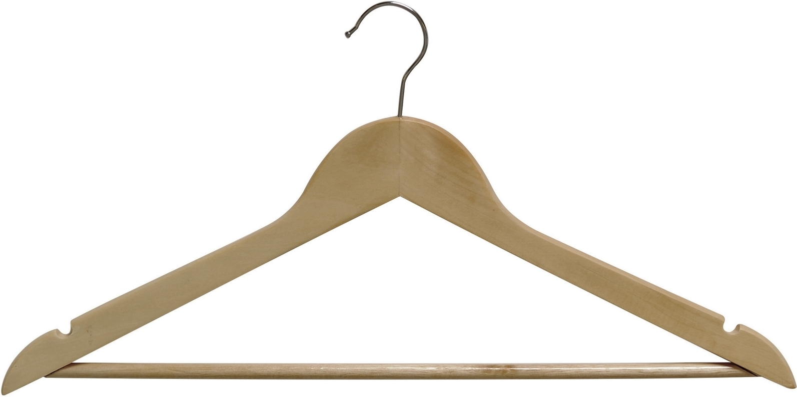 Mantelo Kleiderb�gel 5er-Pack - Natur