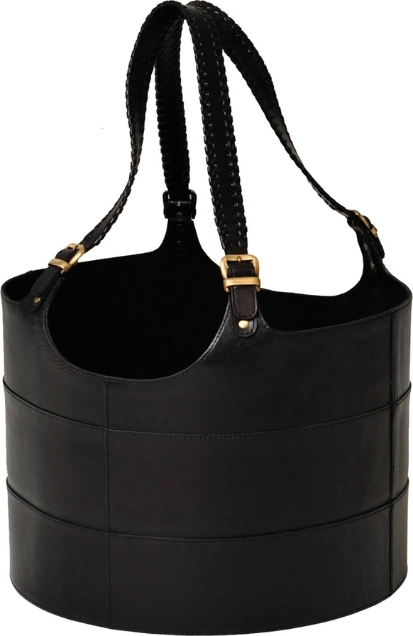 Modena-Holzkorb - Schwarz