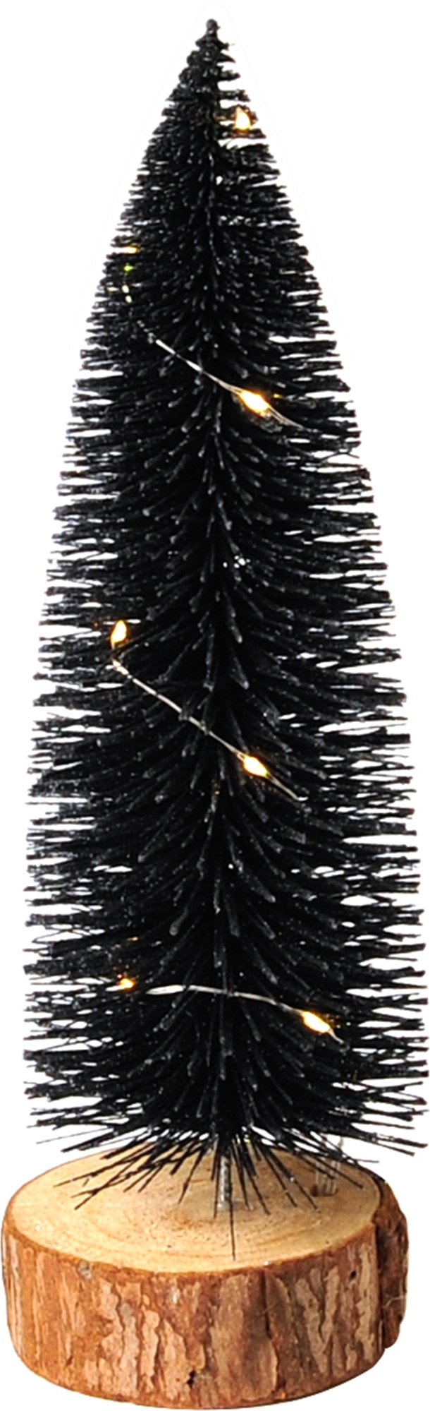 Dekorativer Trafalgar-Baum mit LED-Lichtern - Schwarz