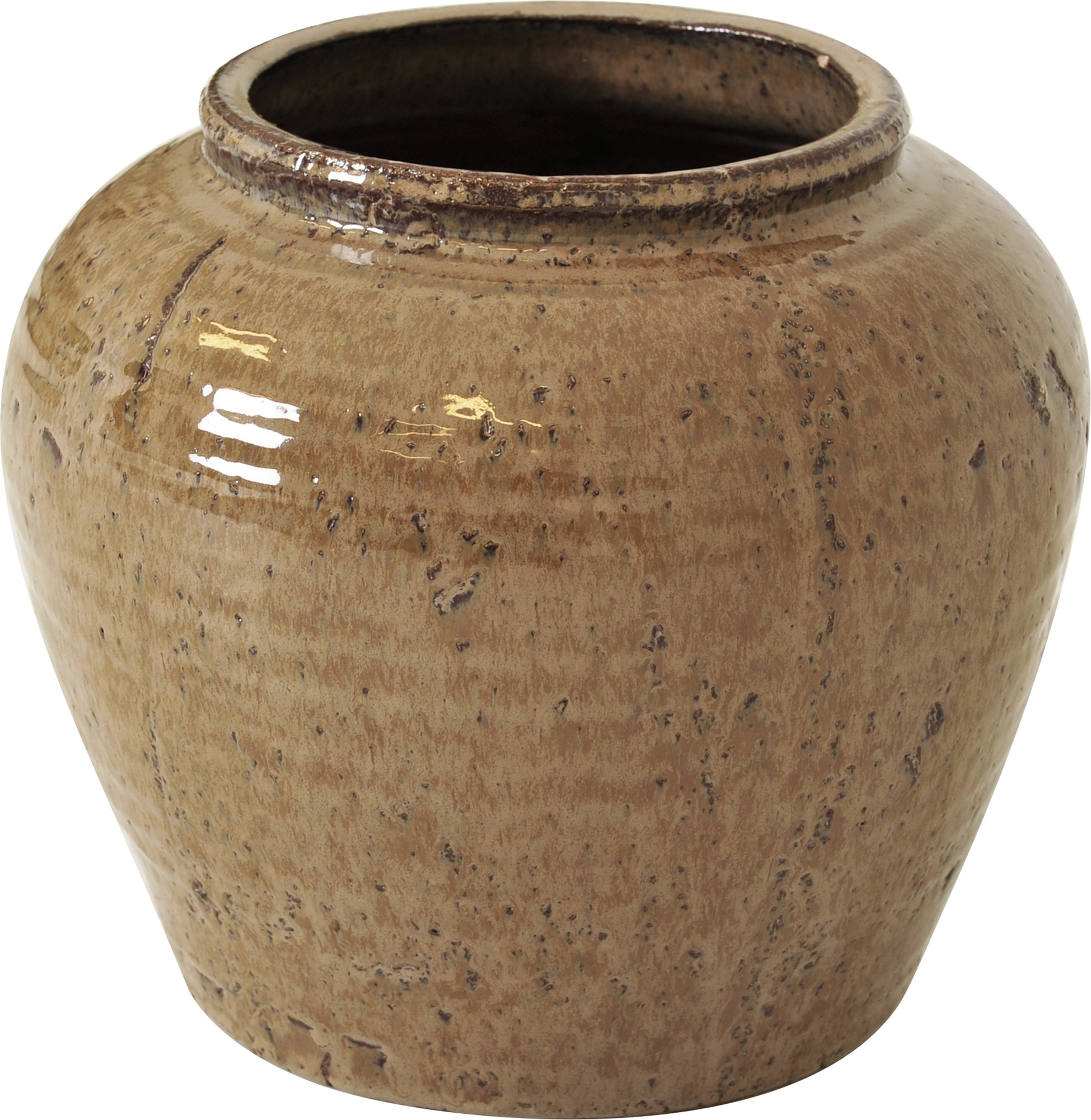 Mira Keramiktopf - Hellbraun