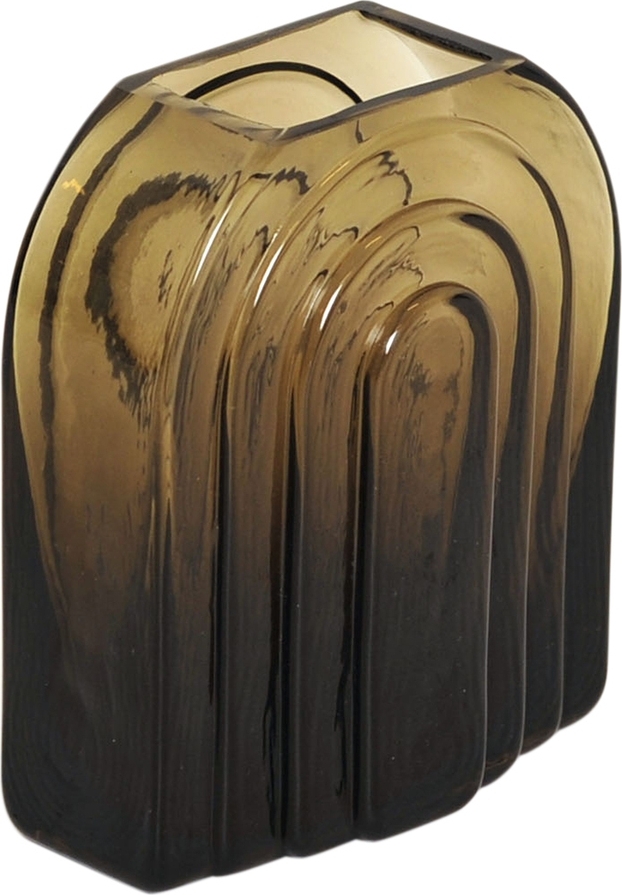 Bella Vase breit - Braun