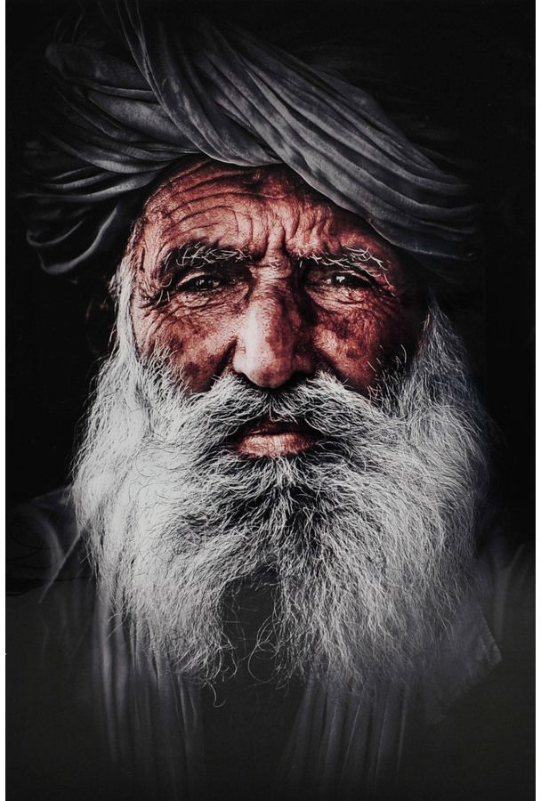 Glasmalerei - Indischer Mann - 80x120 cm Glasmalerei - Indischer Mann - 80x120 cm