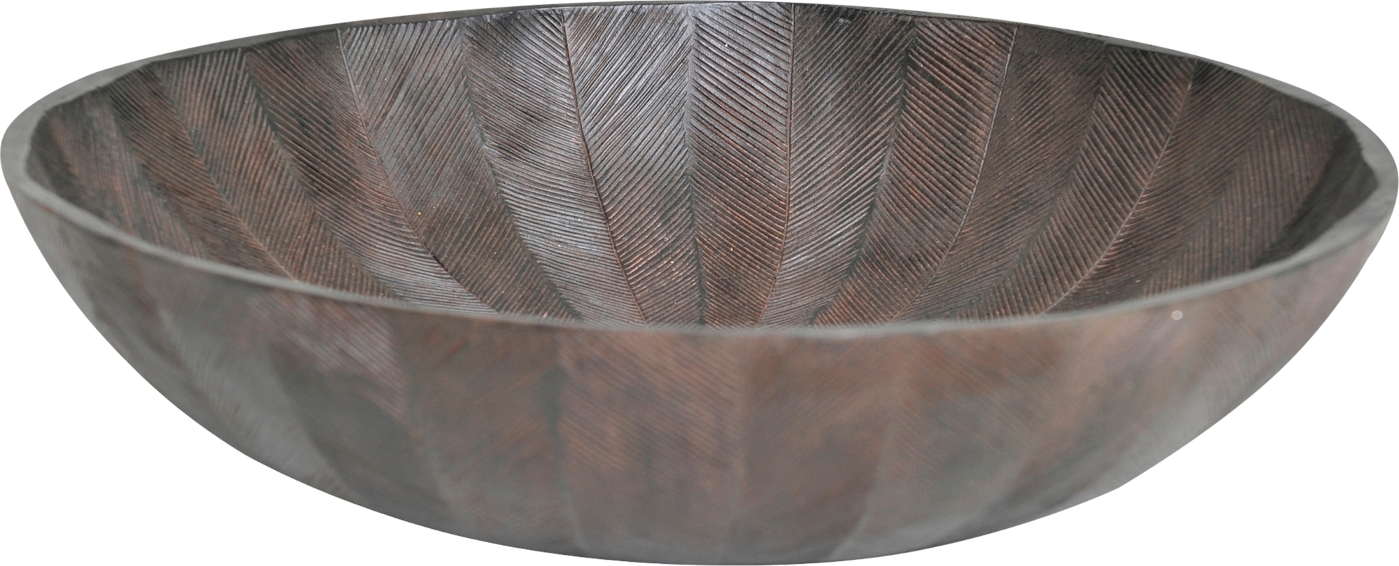 Fischgr�tenschale - Braun