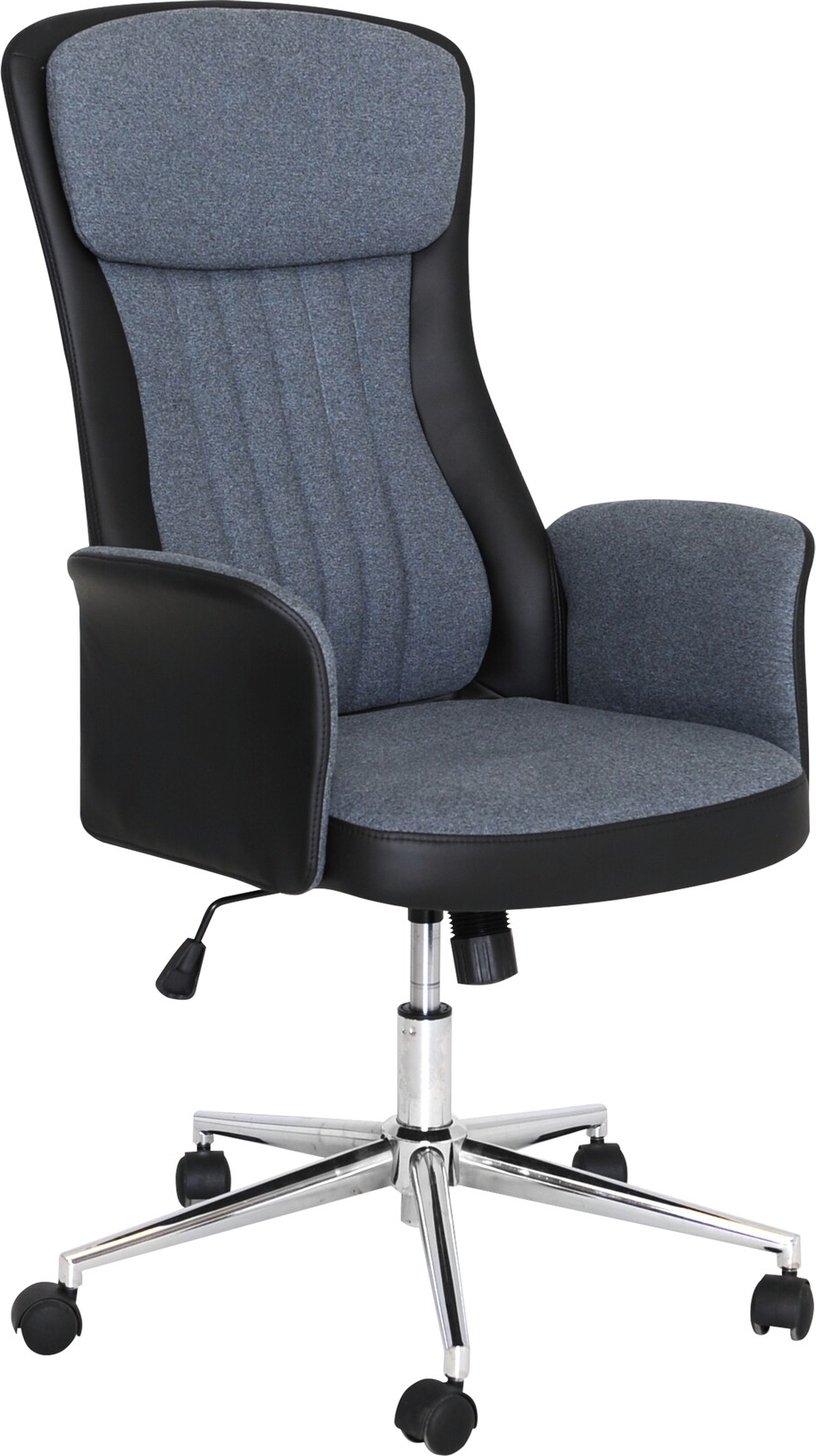 Labor-B�rostuhl - Grau/schwarzes PU