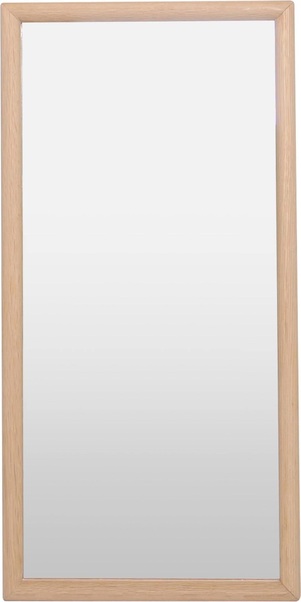 Zirkusspiegel 50 x 120 cm - Wei� pigmentierte Eiche