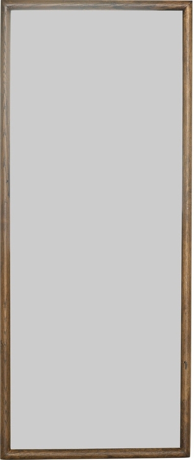 Zirkus-Wandspiegel 50 x 120 cm - Braun lackierte Eiche Zirkus-Wandspiegel 50 x 120 cm - Braun lackierte Eiche