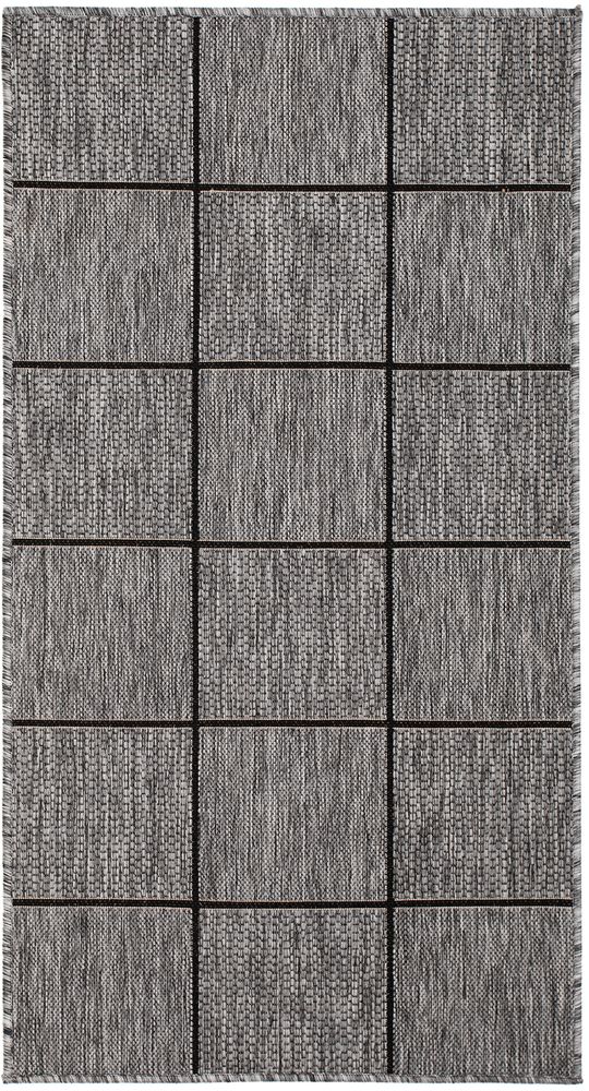 Flachgewebte Matte Matthews - Grau/Schwarz