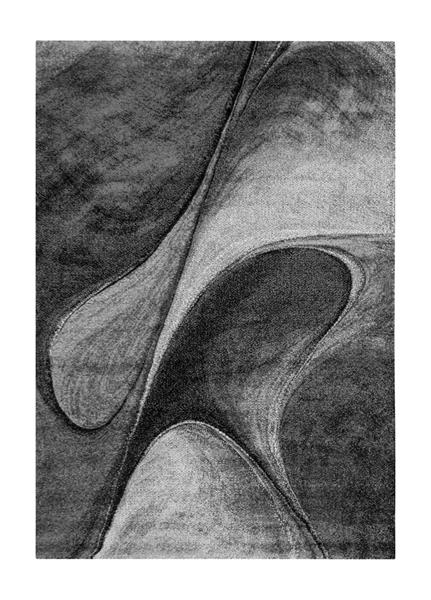 Maschinengewebter Teppich Arvel - grau