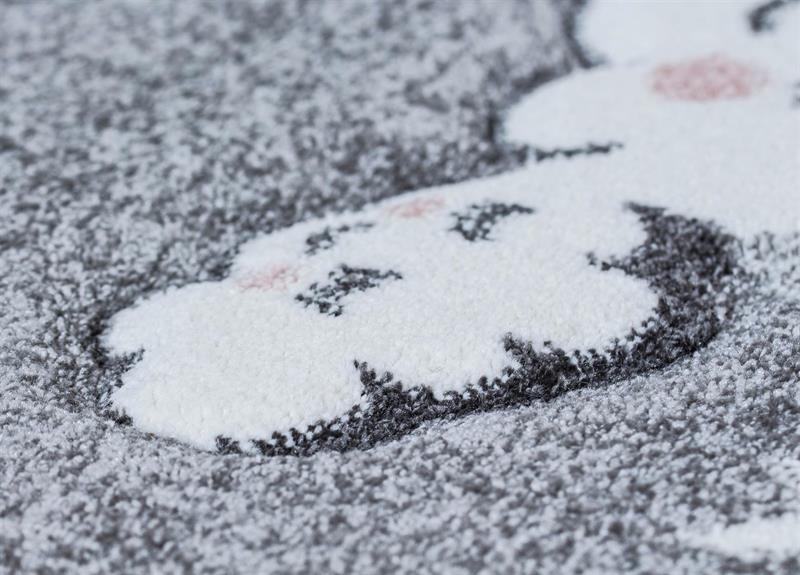 Kinderteppich Sheri - Grau - 120x170 cm