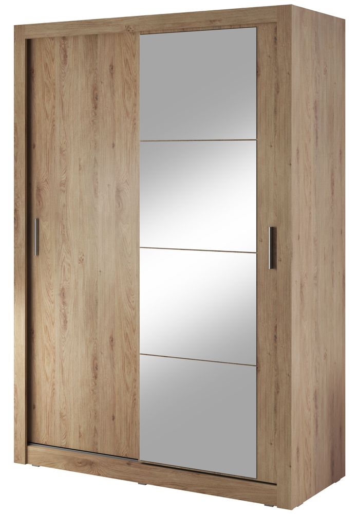 Mervyn Garderobe 150 - Shetland Eiche