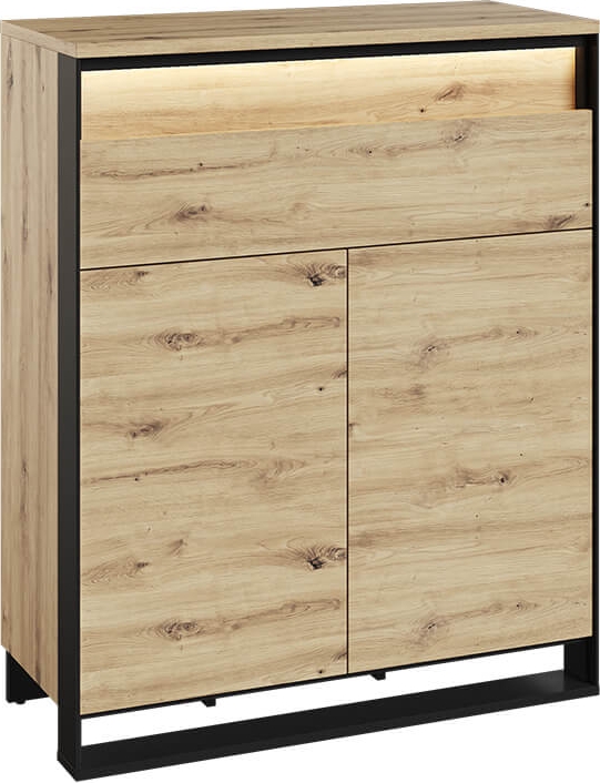 Quant Kommode - Artisan Eiche/Schwarz