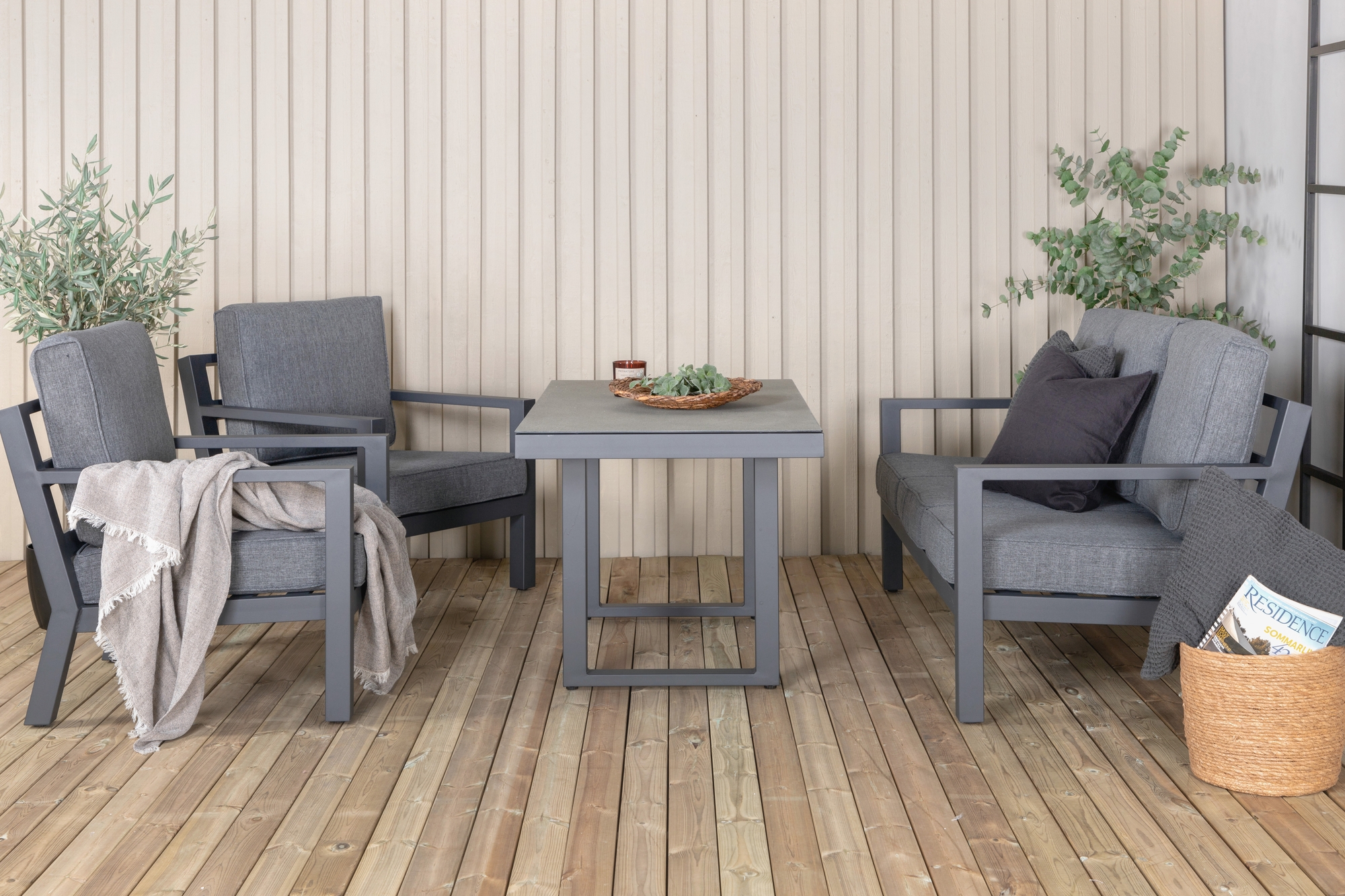 Barcelona Lounge Gruppe 2 - Grau