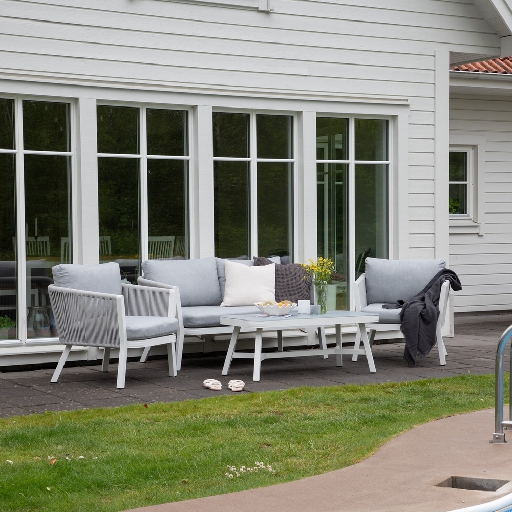 Sofagruppe Virya - Grau/Wei�