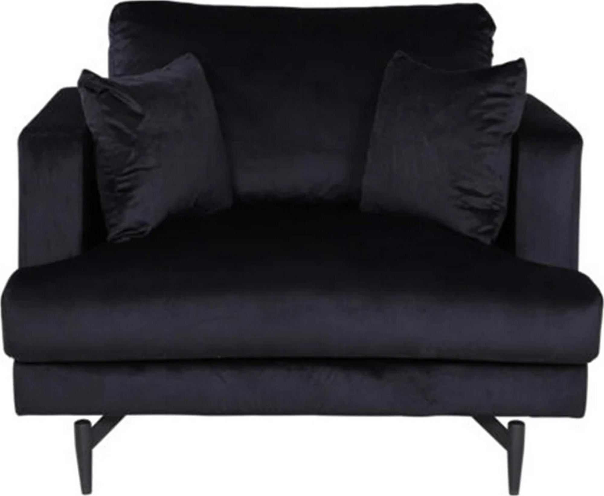 Herzsessel - Schwarz