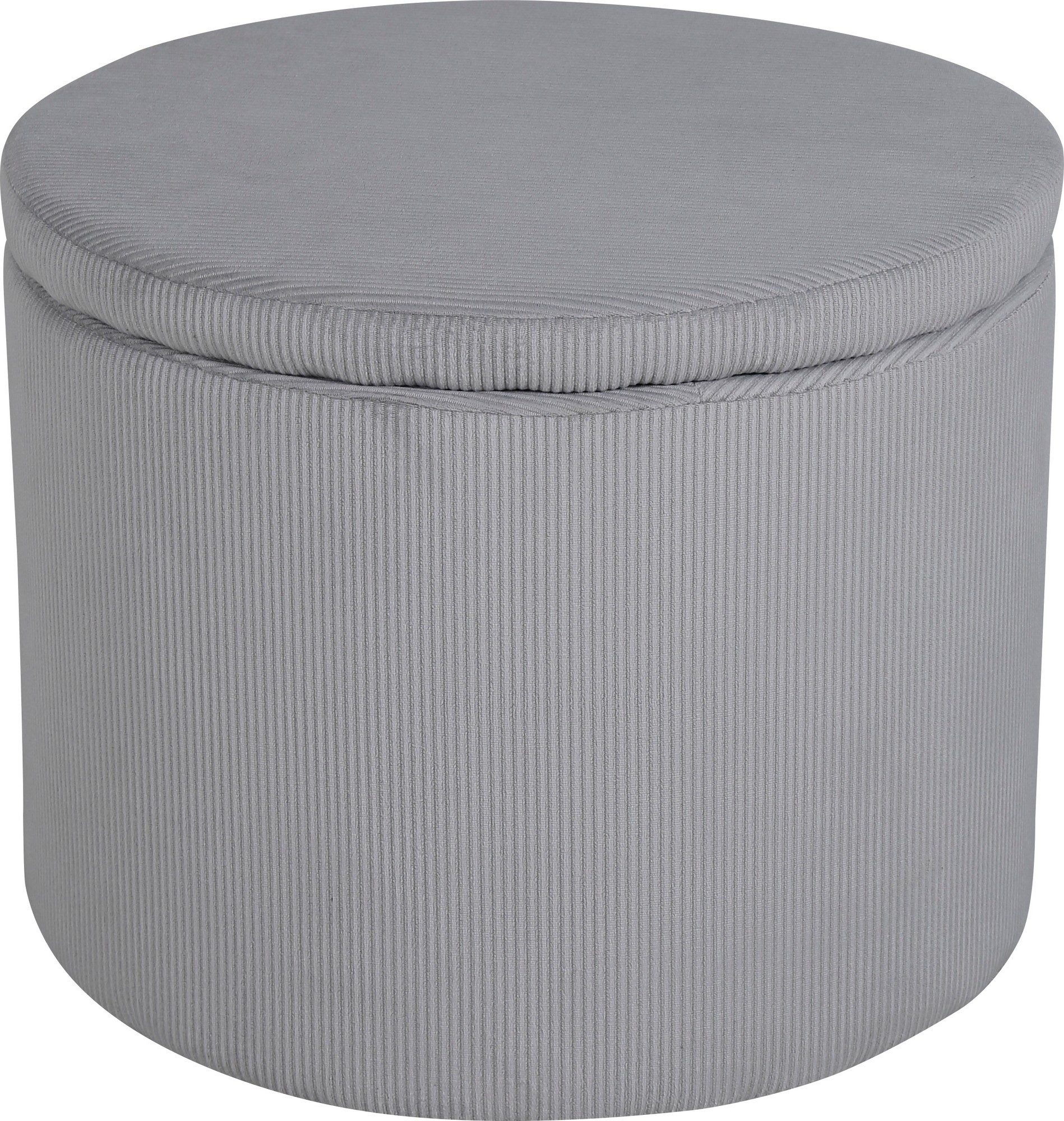 Sitzpuff Jabar - Grauer Kordsamt