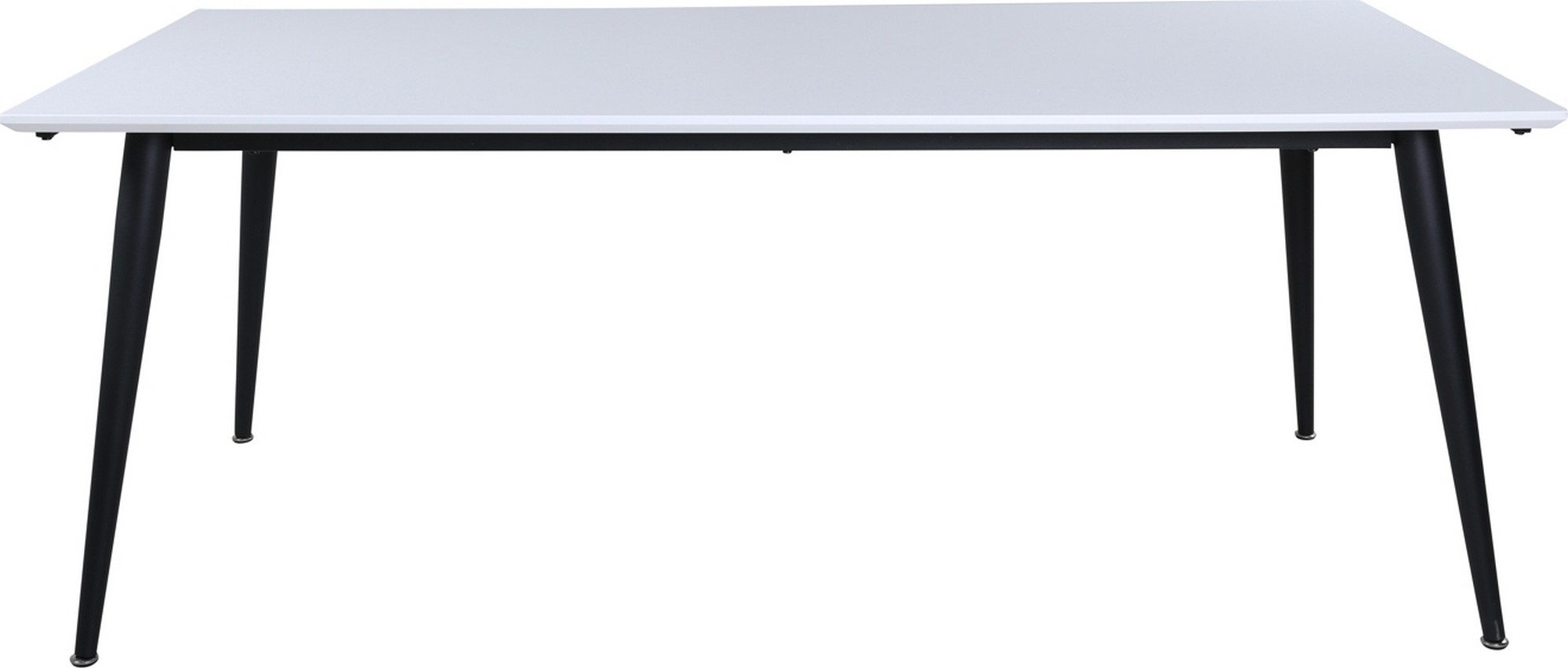 Hendry Esstisch 195-285 cm - Weiß/Schwarz Hendry Esstisch 195-285 cm - Weiß/Schwarz