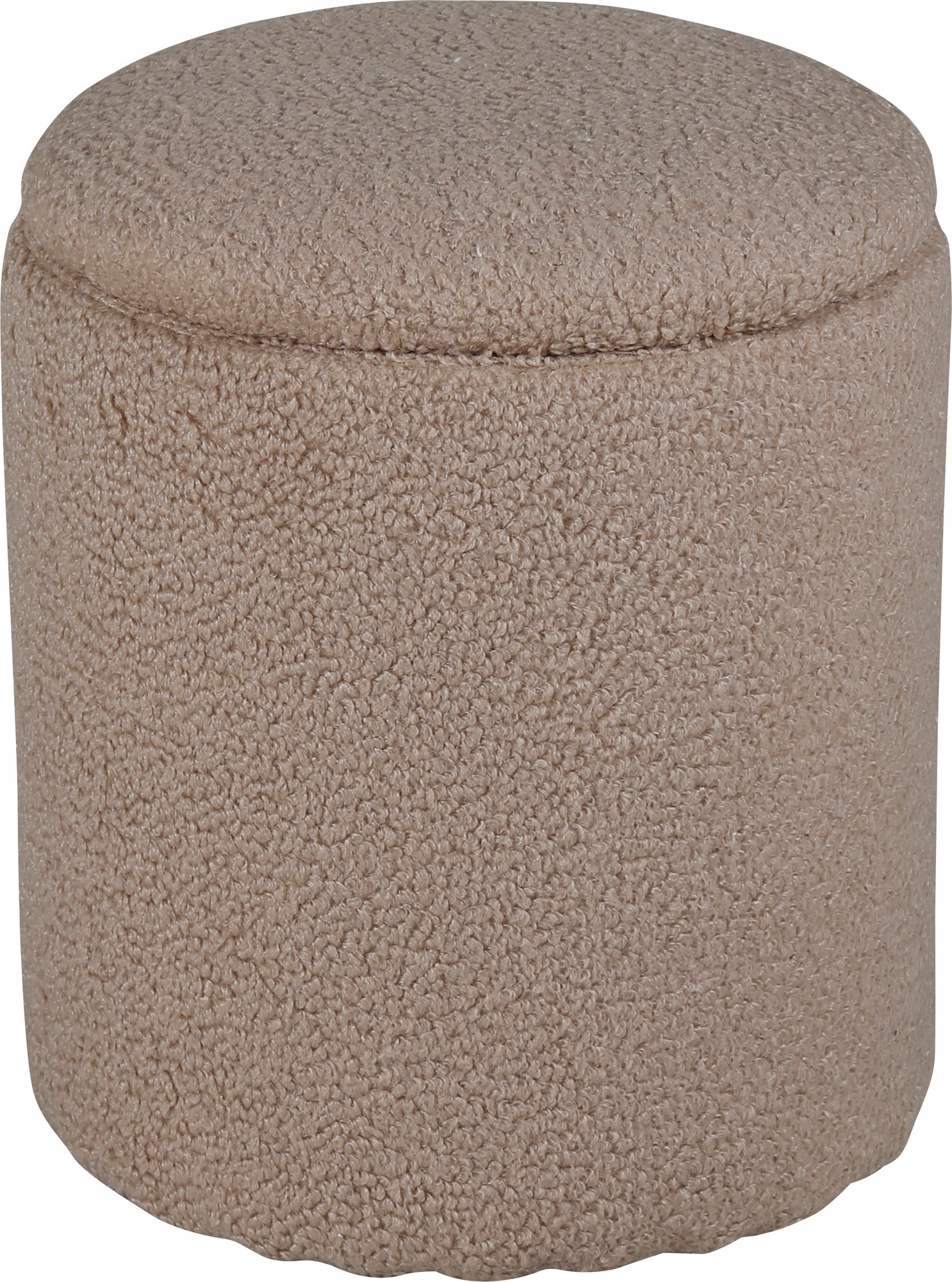 Lotten Pouf - Beige Teddy