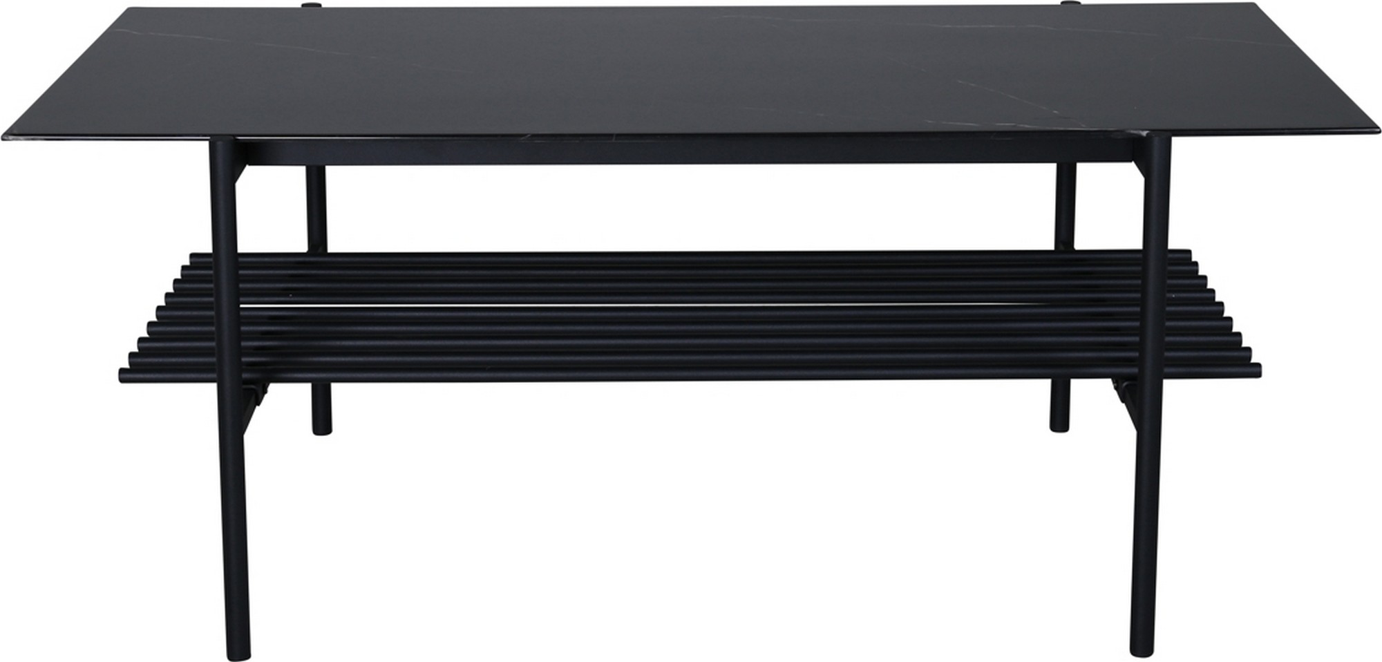 Adel Couchtisch 120 cm - Schwarzer Marmor