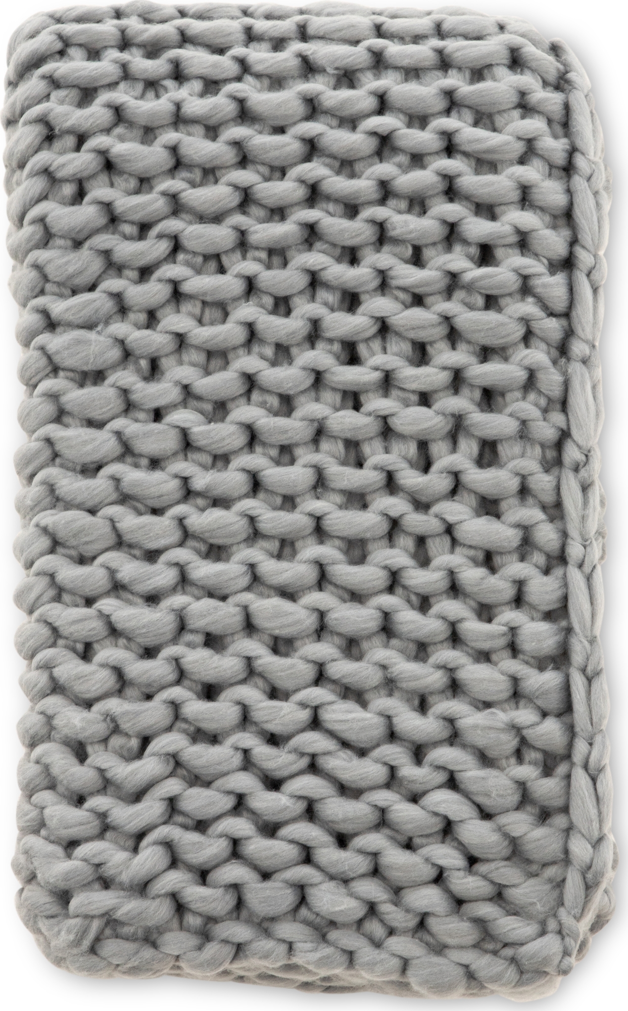 H�gg Plaid 130x170 cm - Hellgrau