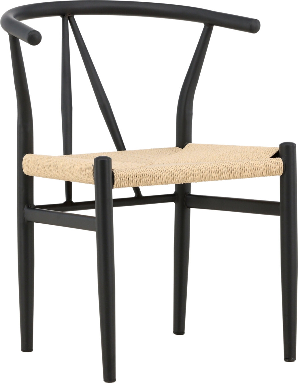 Alfons Esszimmerstuhl - Beige/Schwarz