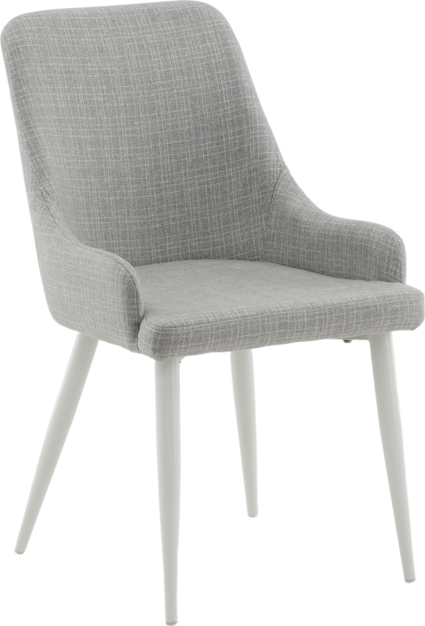 Paradis Esszimmerstuhl - Hellgrau/Wei�
