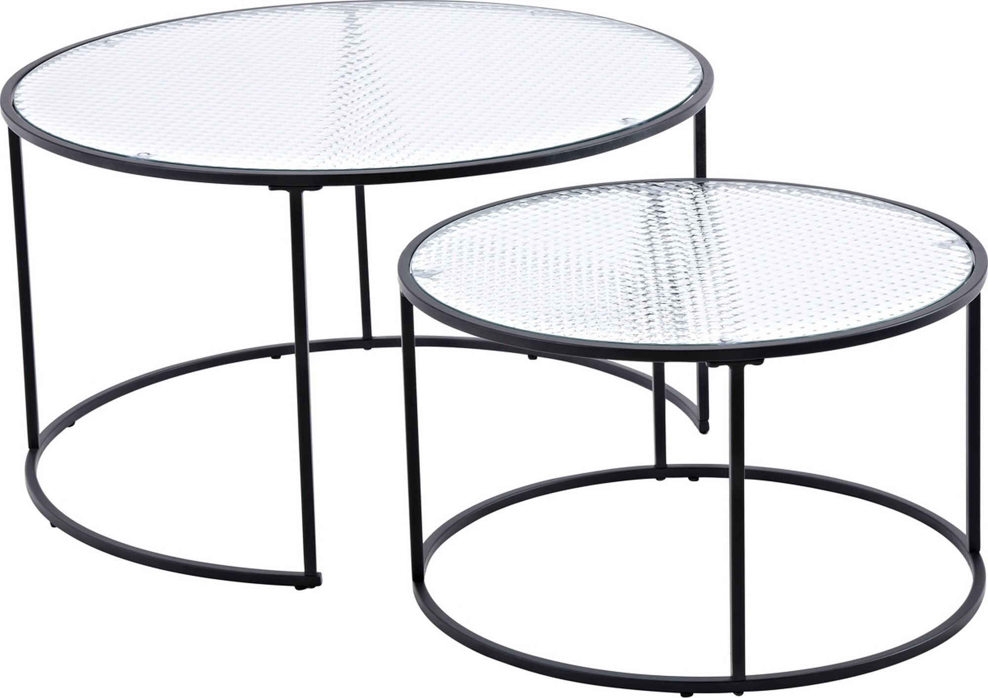 Gemini Couchtisch �60/80 cm - Schwarz