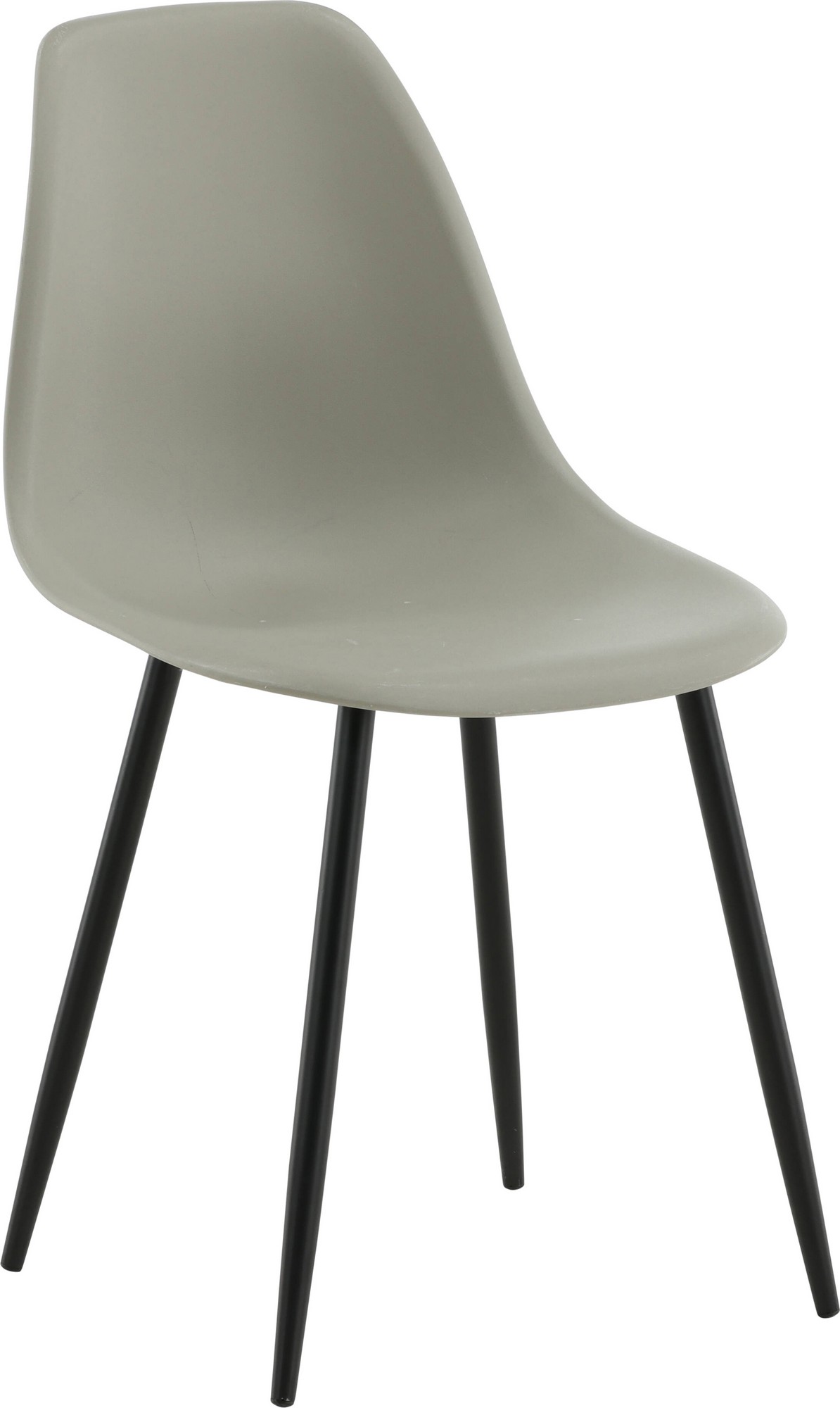 Bridge Esszimmerstuhl - Grauer Kunststoff