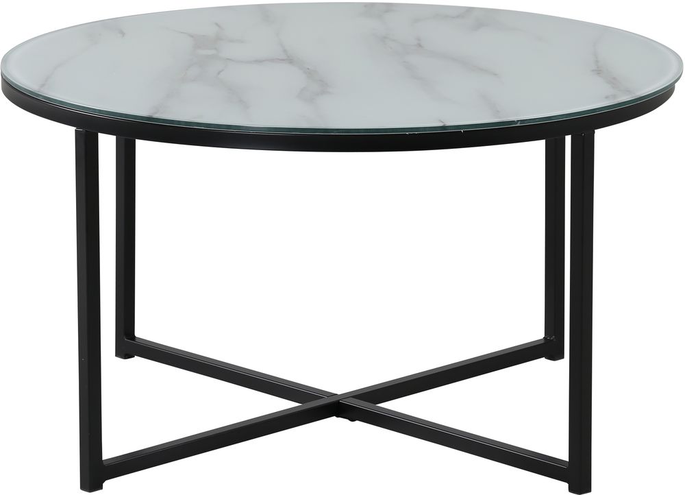 Couchtisch Link �80 cm - Schwarz/Wei�