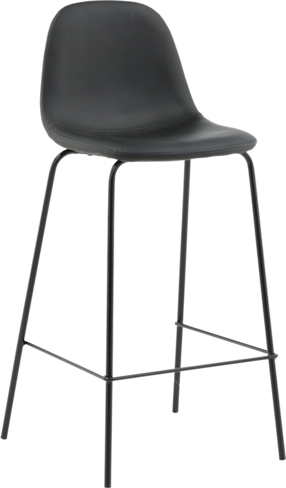 Bridge Barhocker - Schwarzes PU Bridge Barhocker - Schwarzes PU