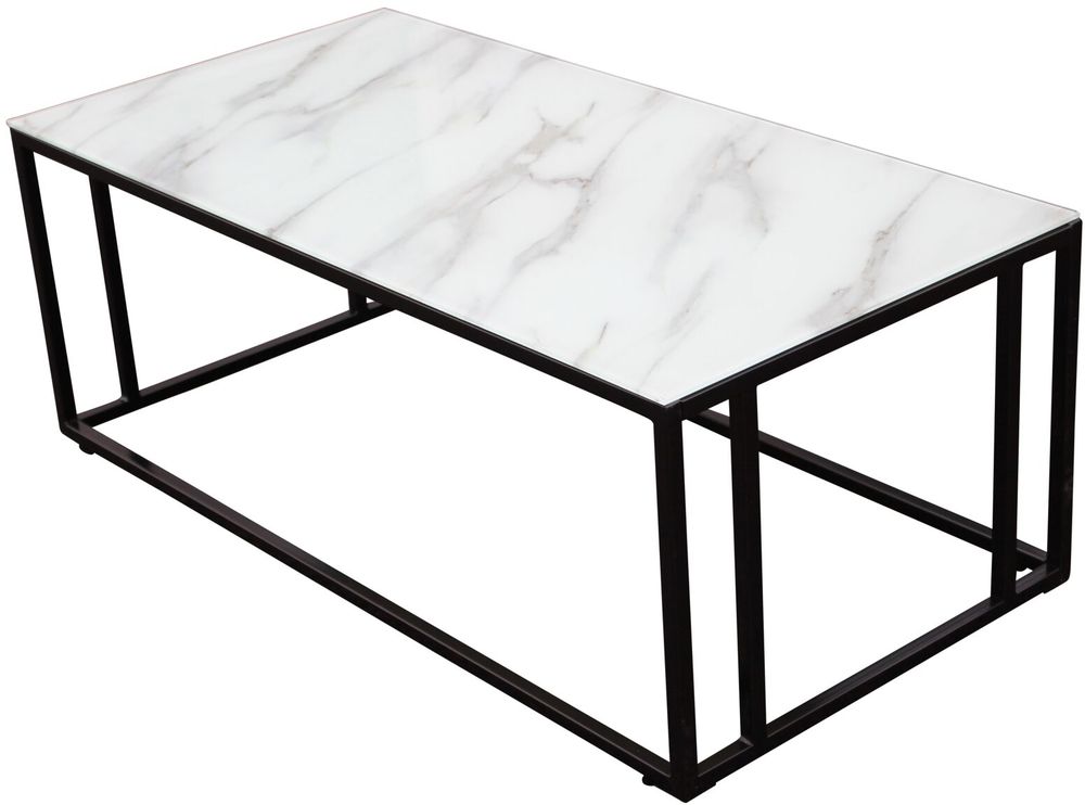 Couchtisch Link 120 x 60 cm - Schwarz/Wei�