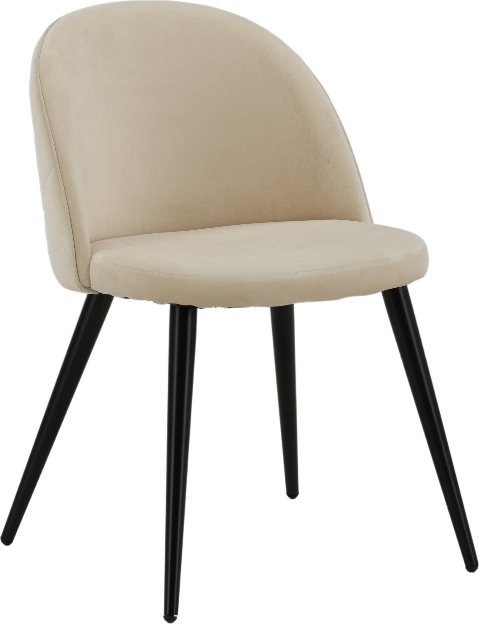 Alice Esszimmerstuhl - Beige Samt