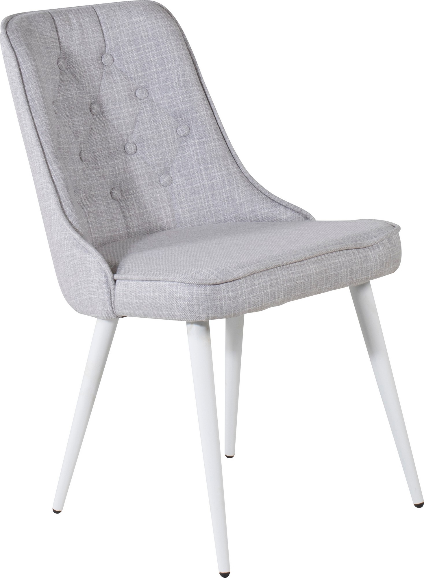 Alice Deluxe Esszimmerstuhl - Hellgrau/Weiß Alice Deluxe Esszimmerstuhl - Hellgrau/Weiß
