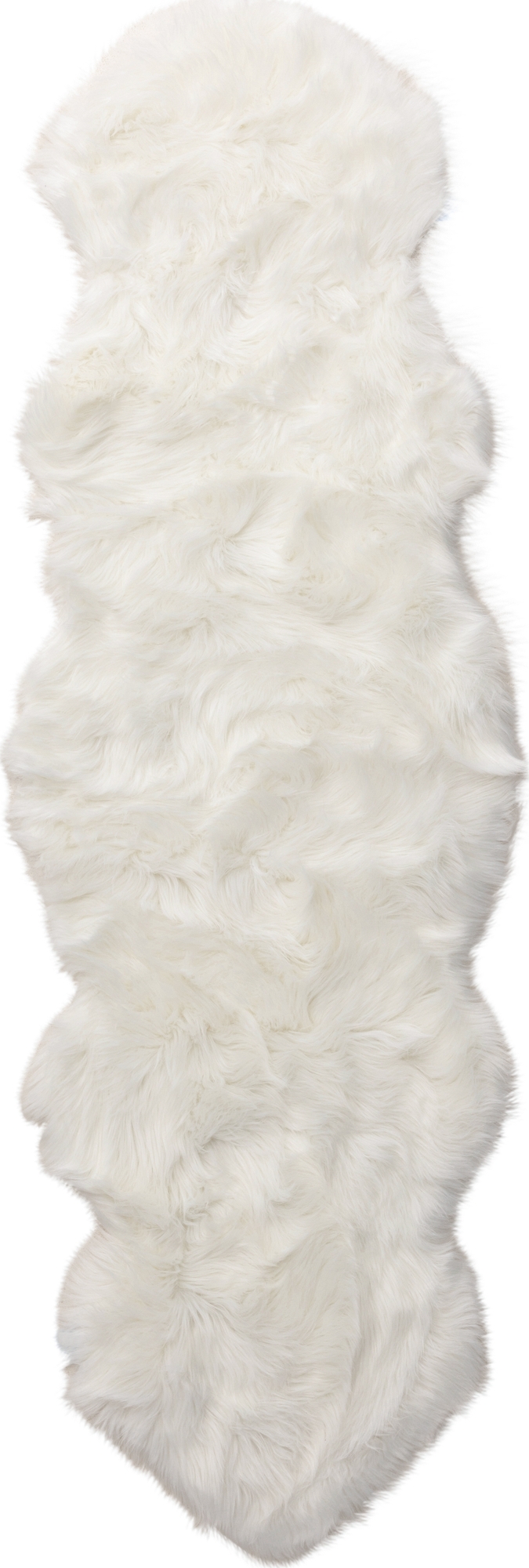 Katy-Falle 180 x 55 cm - Weißes Kunstfell Katy-Falle 180 x 55 cm - Weißes Kunstfell