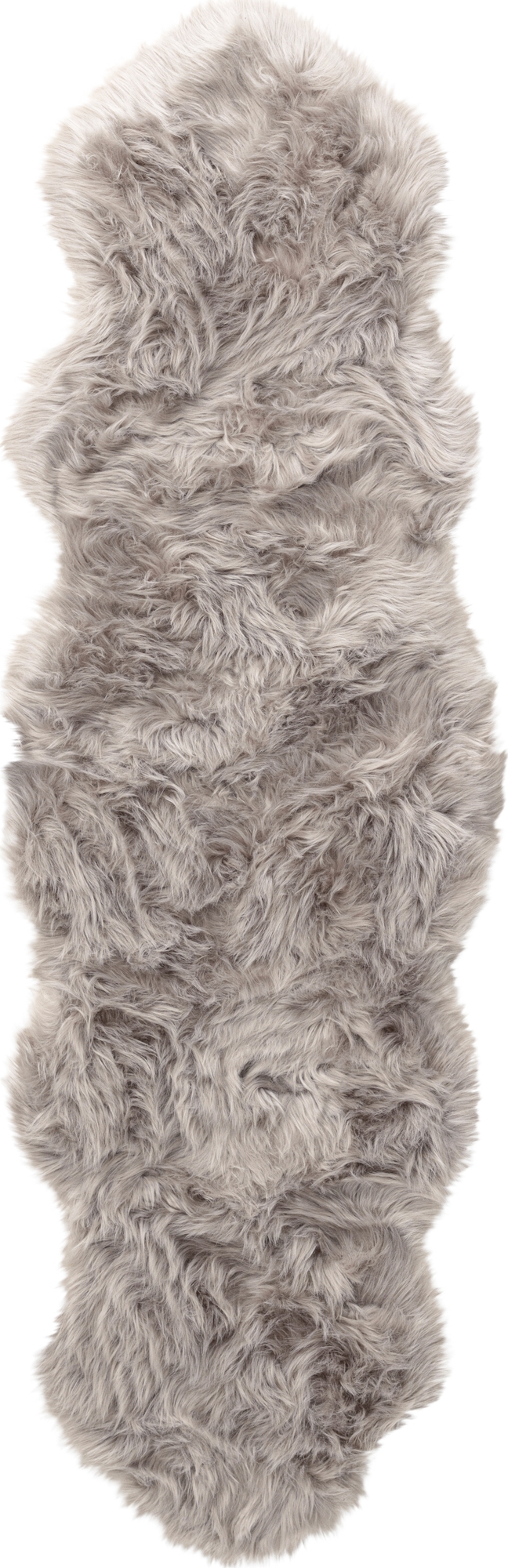 Katy Fold 180 x 55 cm - Graues Kunstfell