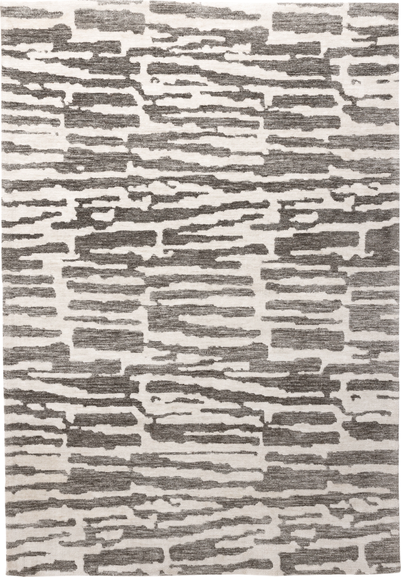 Milos Teppich - Grau/Weiß Milos Teppich - Grau/Weiß