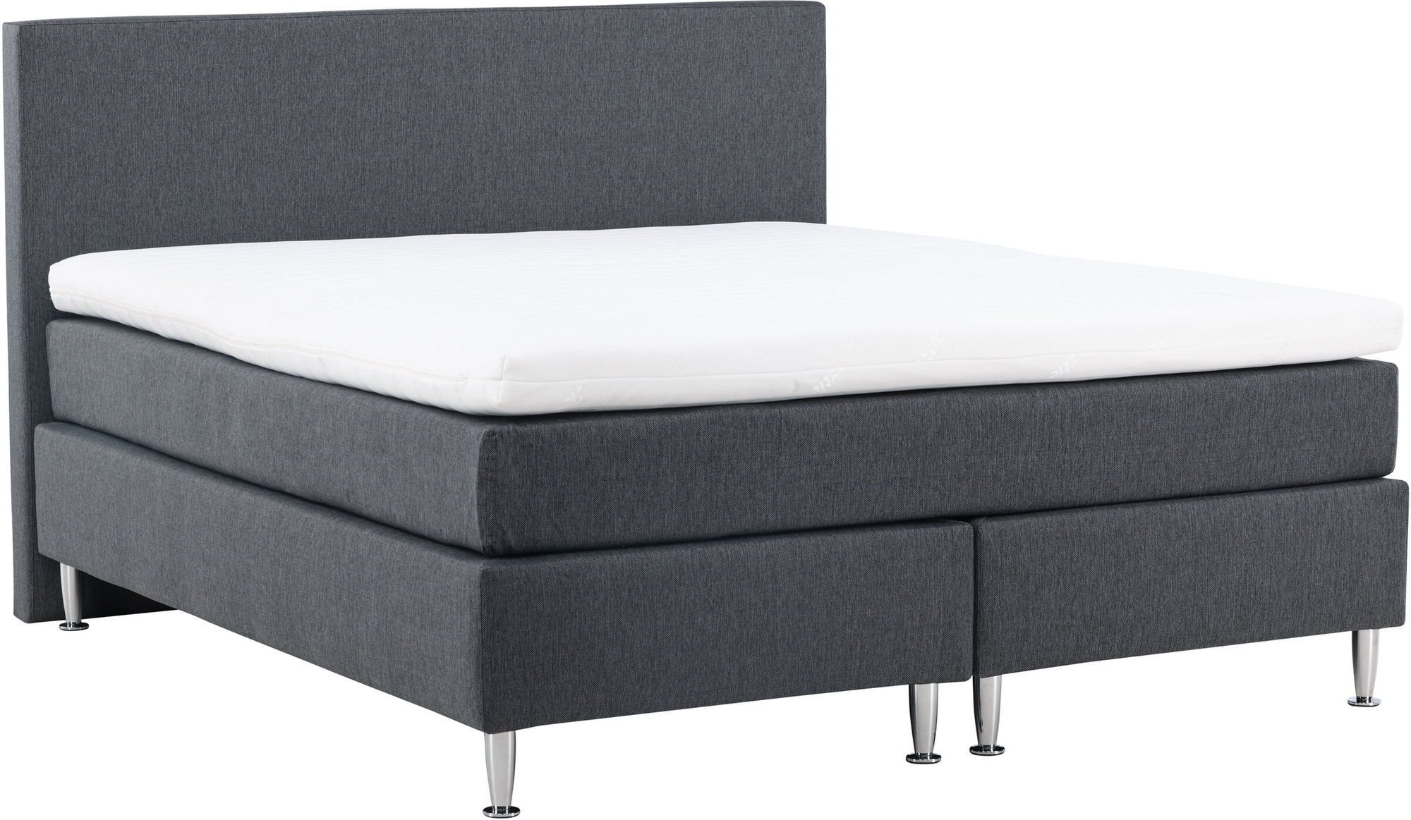 Toledo Bett 180 x 200 cm - Dunkelgrau