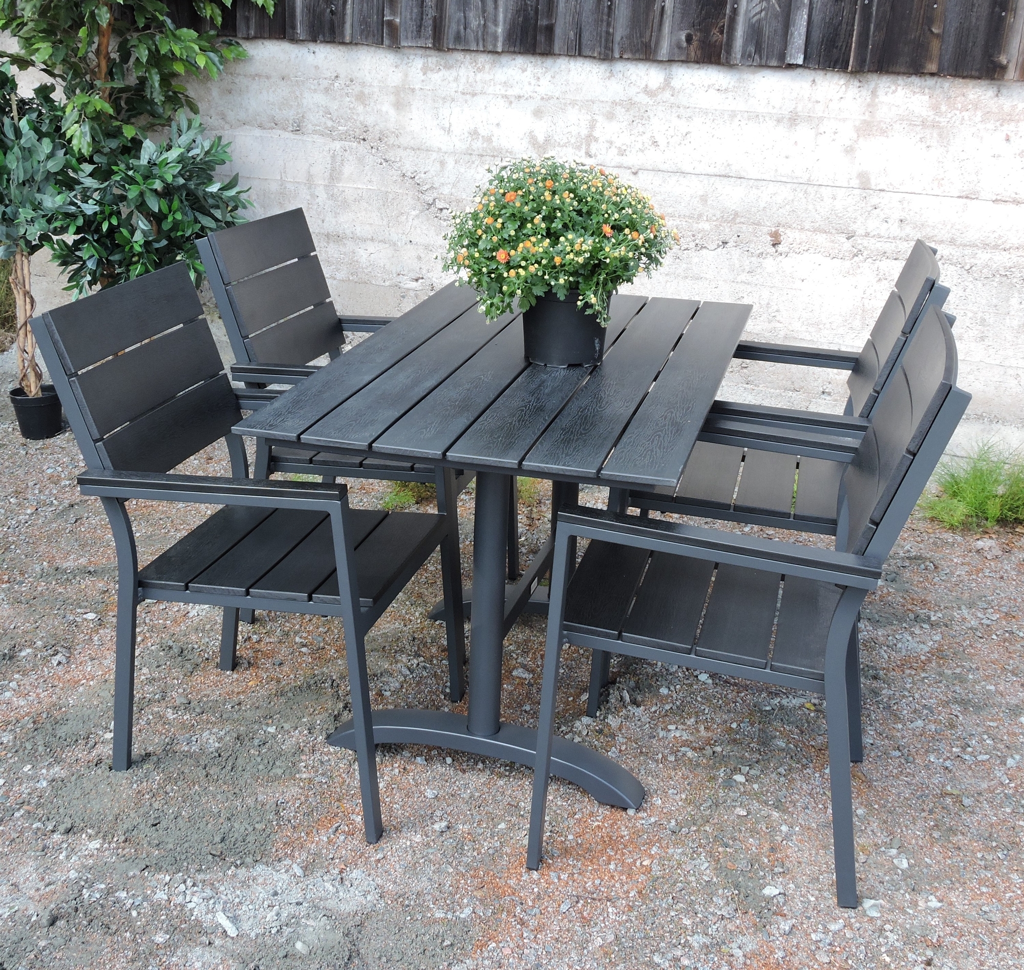 Denver Esstisch 120 x 70 cm - Schwarz