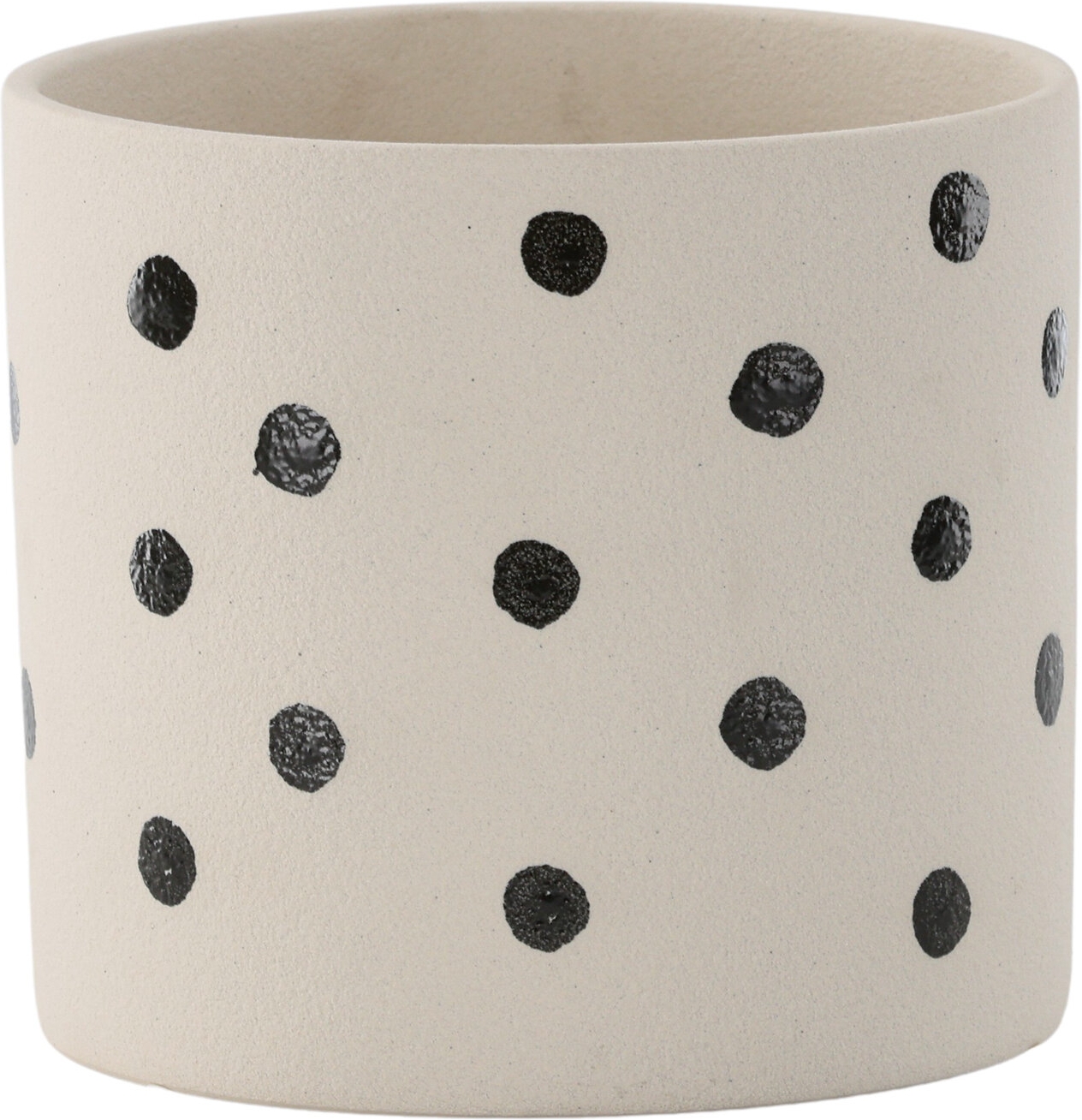 Sane Topf 18 x 17 cm - Schwarz/Wei�