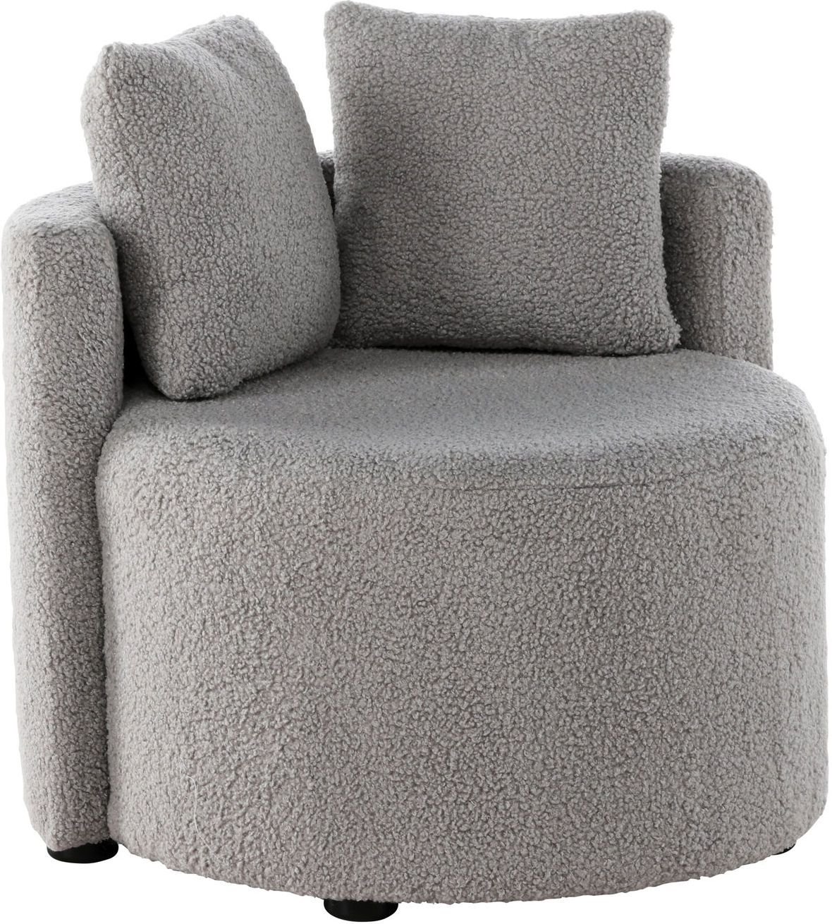 Kelso 2-Sitzer-Kindersofa - Grauer Teddy