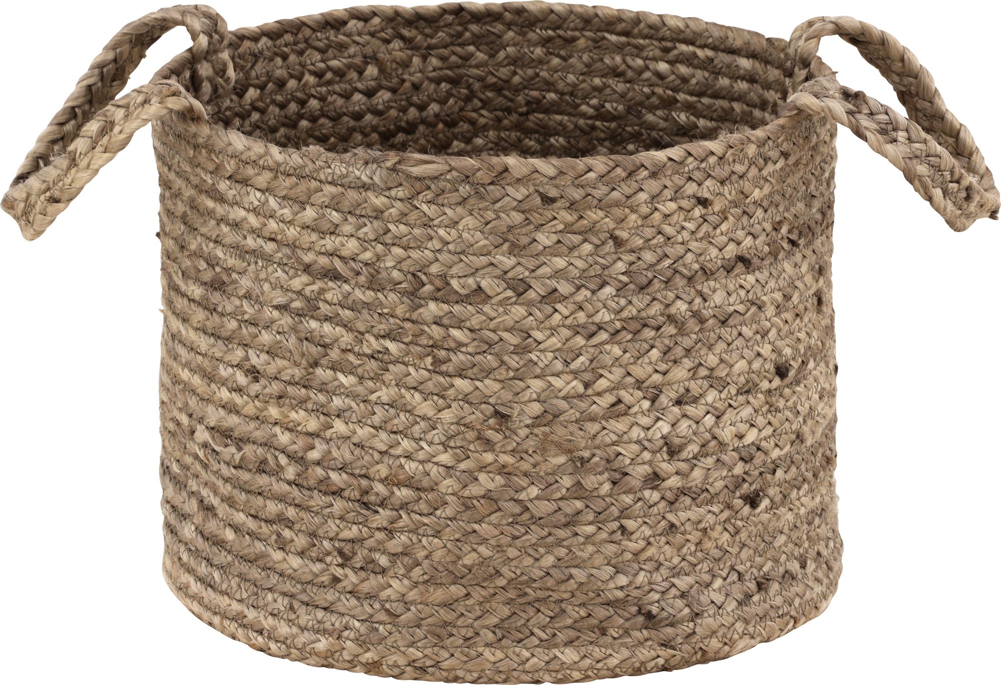 Bhopal-Korb �35 cm - Dunkle Jute