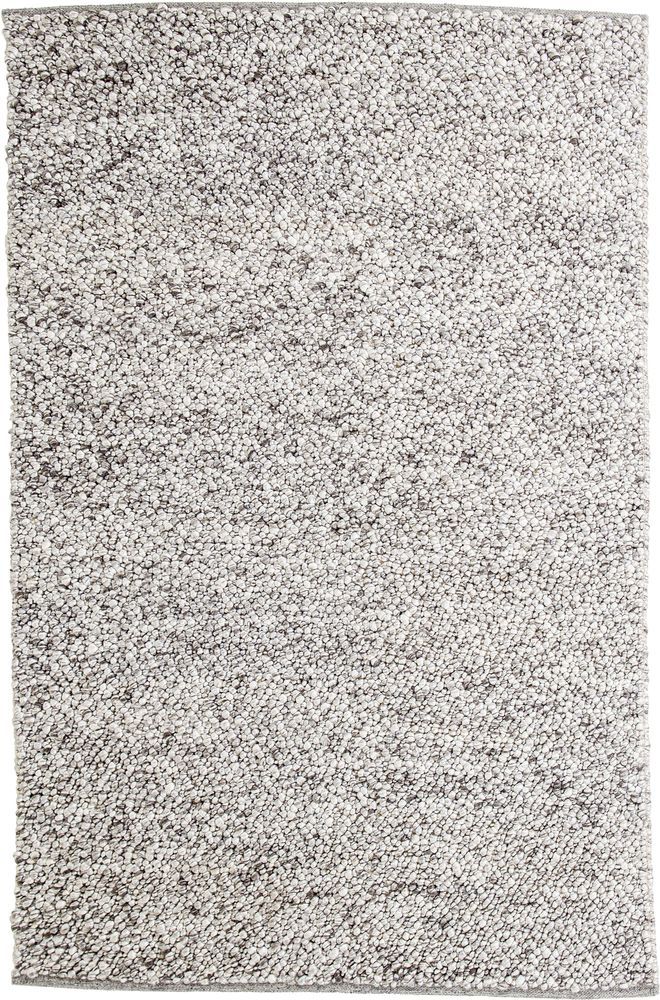 Wollteppich Zoe - Wolle grau