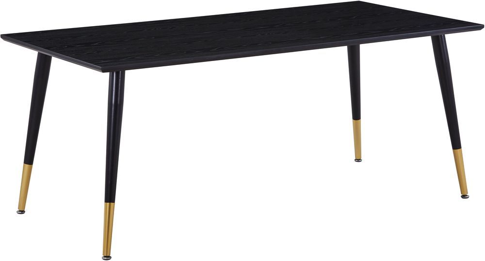 Esstisch Slope 180 cm - schwarz / Messing Esstisch Slope 180 cm - schwarz / Messing