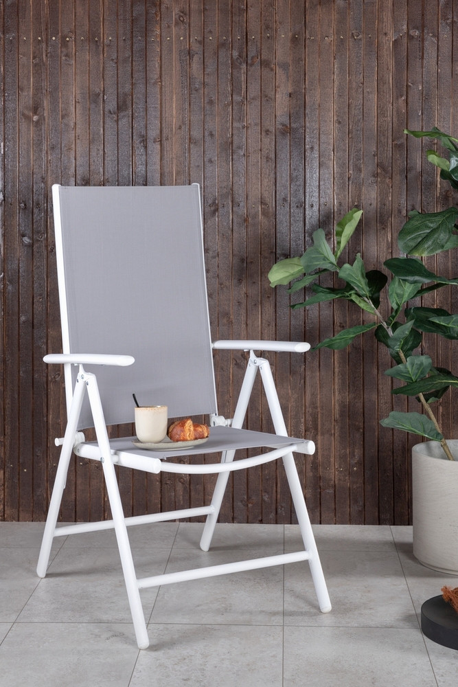 Pausenpositionsstuhl - Grau/Weiß Pausenpositionsstuhl - Grau/Weiß