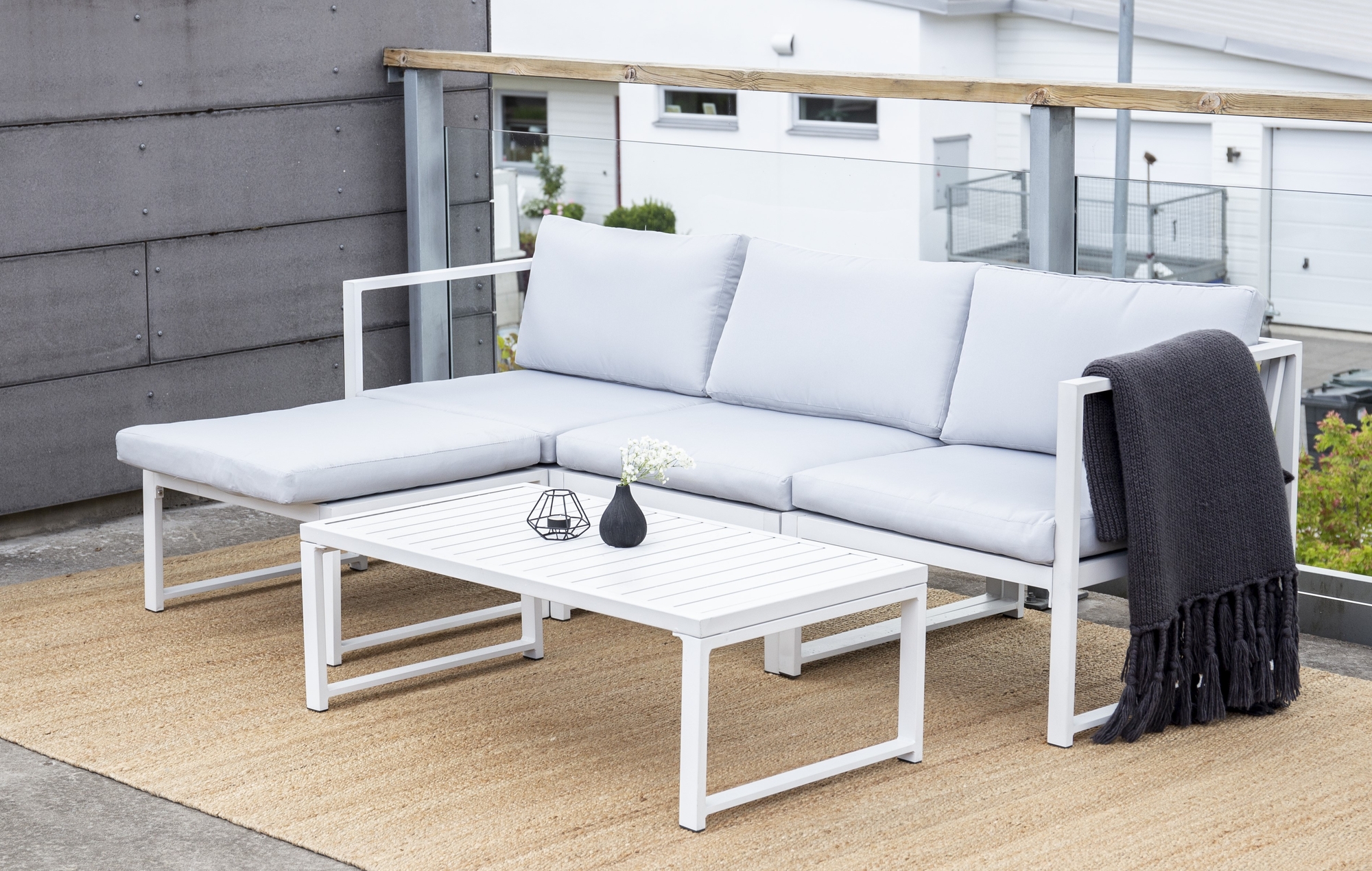 Salvador Loungegruppe - Wei�/Grau