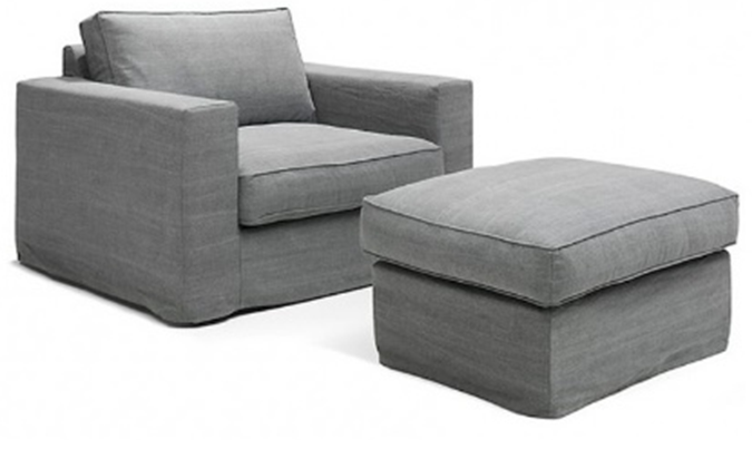 Heaven Sessel mit Fu�schemel - W�hlen Sie Ihre Farbe und Ihren Stoff