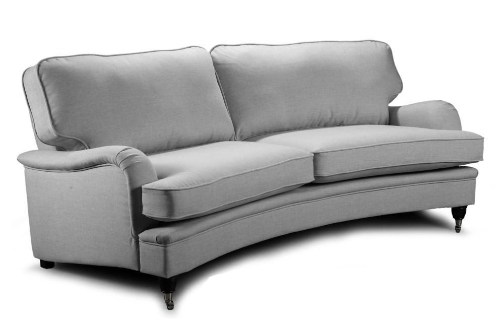 Howard Oxford 4-Sitzer Geschwungenes Sofamodell - grau Howard Oxford 4-Sitzer Geschwungenes Sofamodell - grau